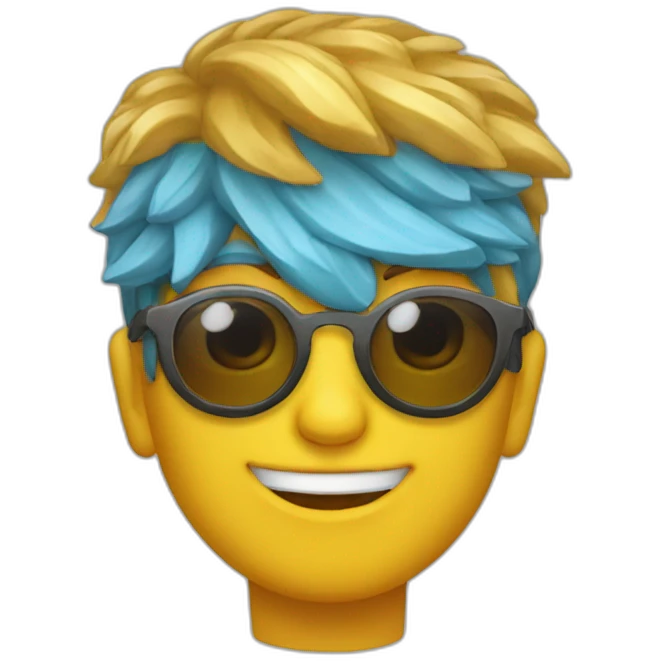 Gafanhoto de óculos de sol emoji