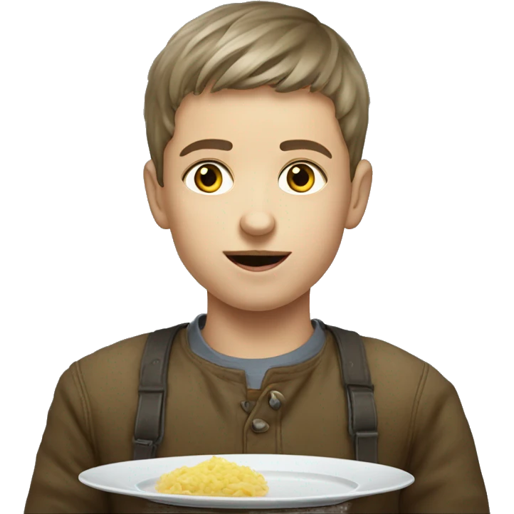 ukraine boy eat Vareniks
 emoji