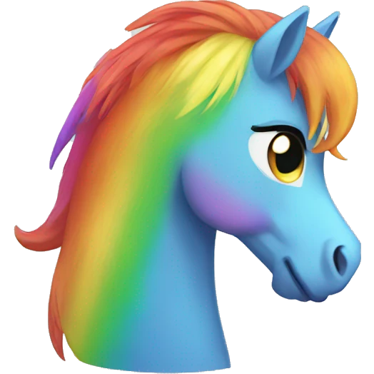 rainbow Pony emoji