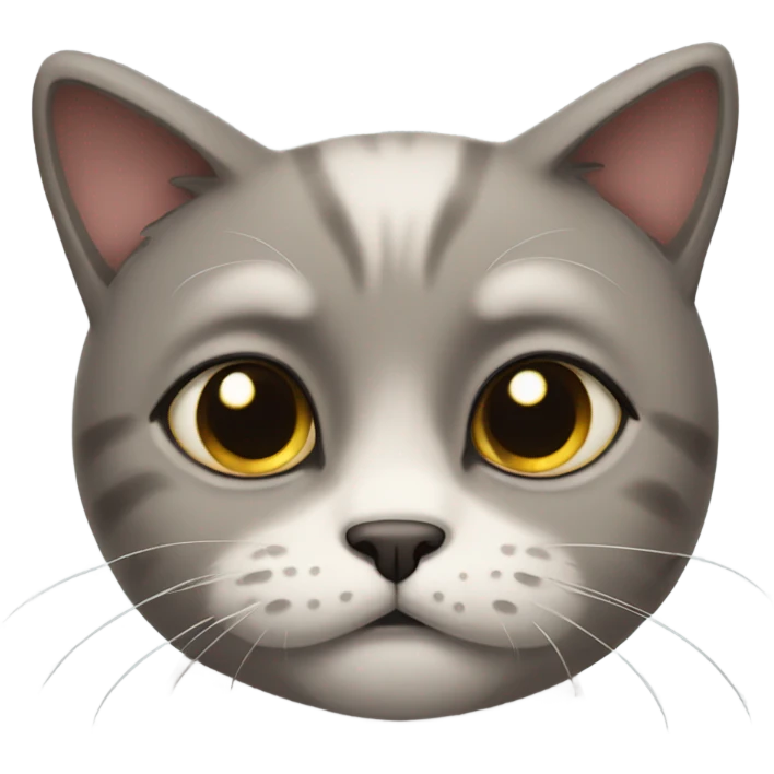 cat with sad face  emoji