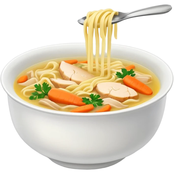 chicken soup emoji