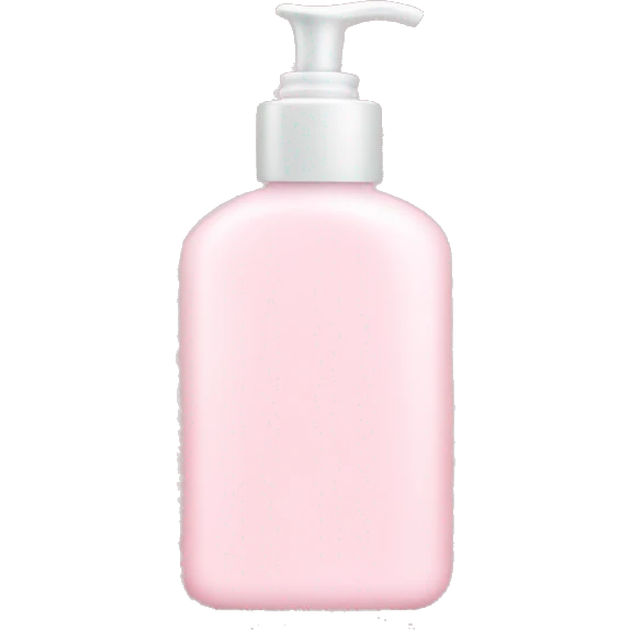 Light pink lotion bottle emoji