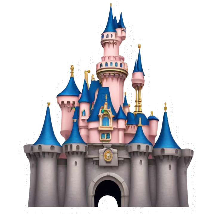 Disneyland paris castle emoji