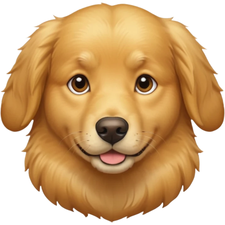 Golden retriever named simon emoji