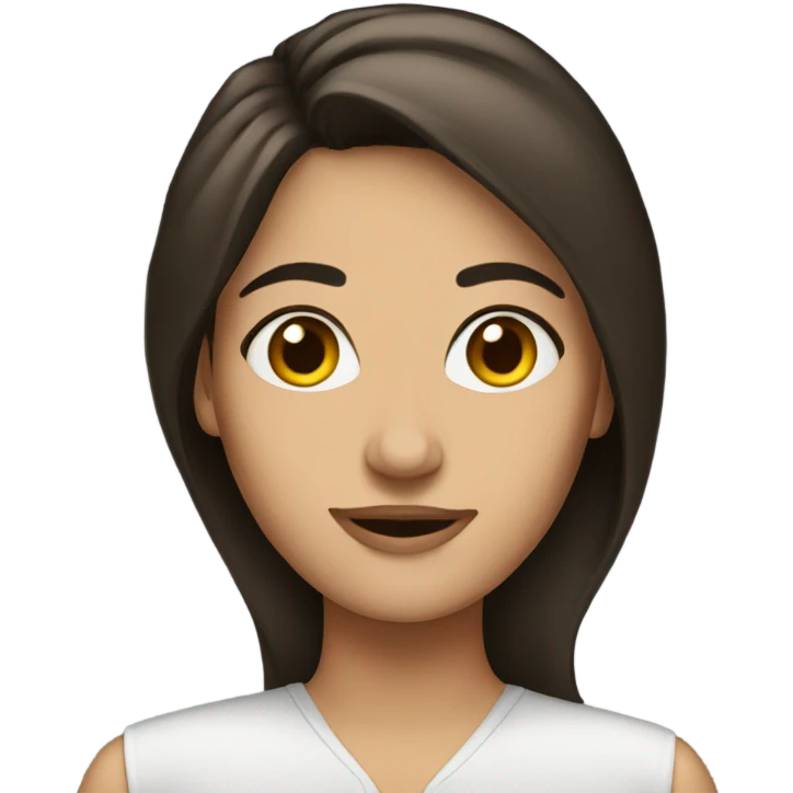 A brunette woman  emoji