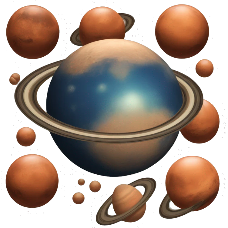 Mars planet emoji