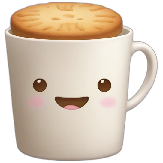 Biscuit au lait  emoji