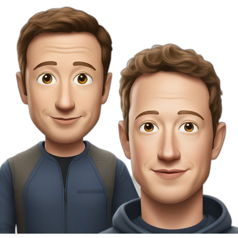 elon musk and mark zuckerberg emoji