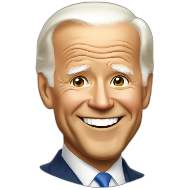 smiling Biden emoji