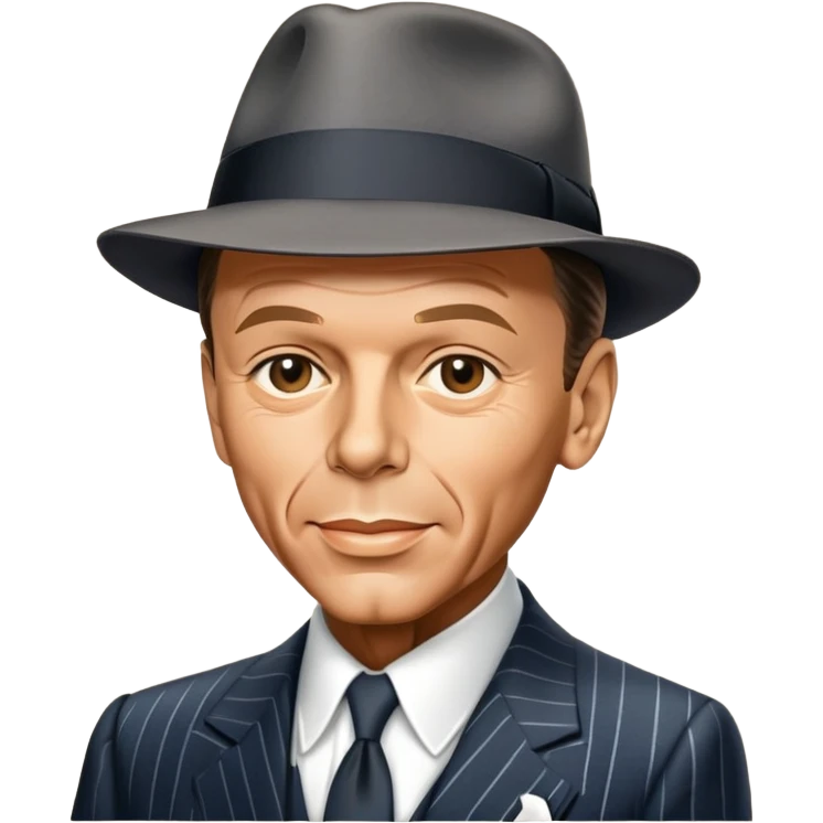 frank sinatatra pinstripe gangster emoji