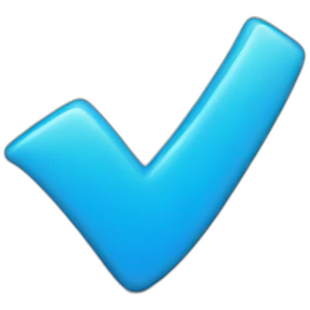 blue verified checkmark emoji