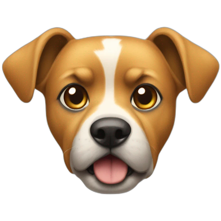 Chien sur un papier emoji