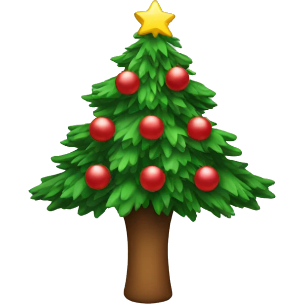 Christmas tree emoji