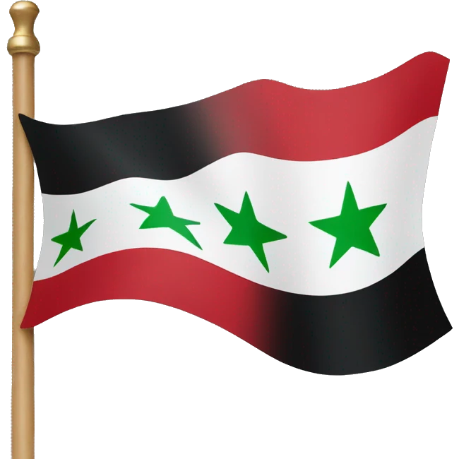 Independent Syria flag emoji