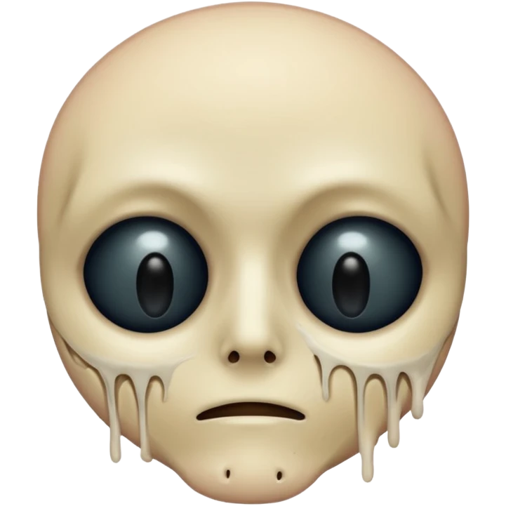 dead skin without eyes emoji