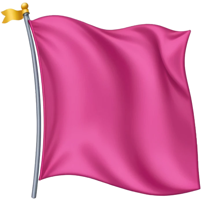Pink flag emoji
