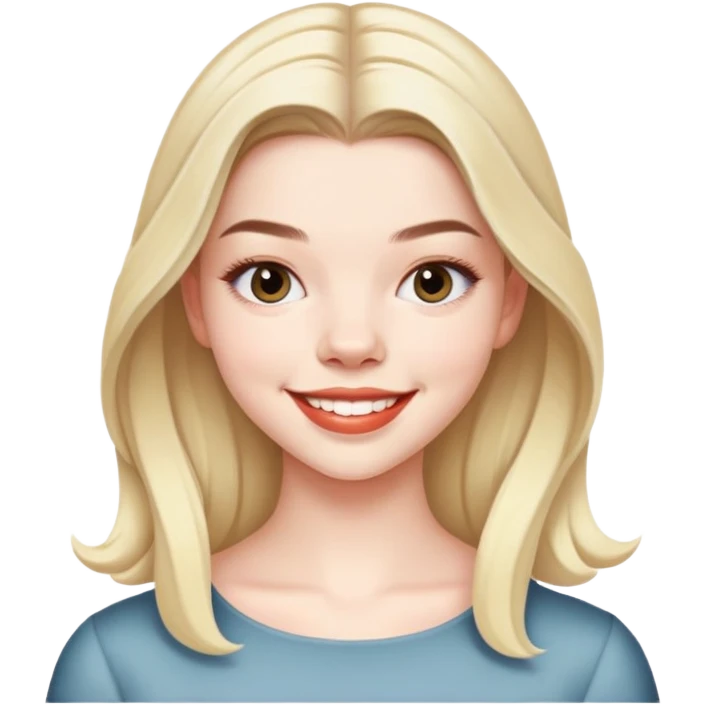 create emoji of anya taylor joy emoji