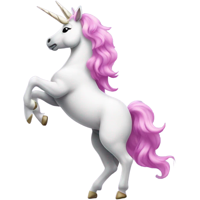 Unicorn dancing emoji