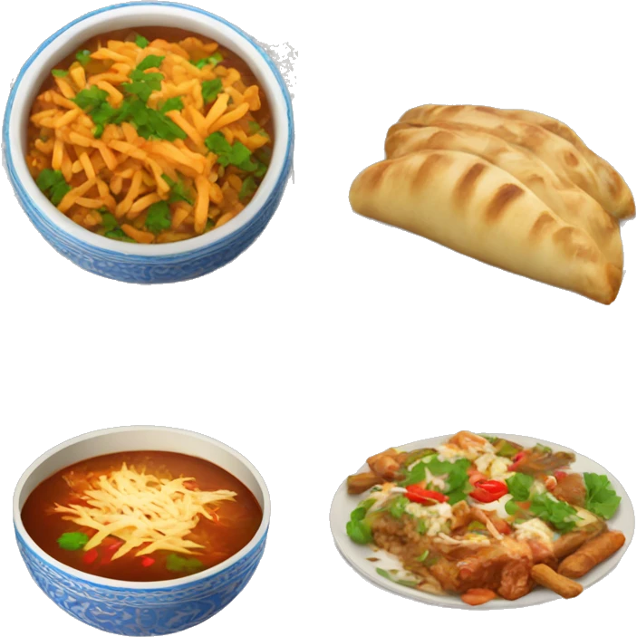 Uzbekistan food emoji