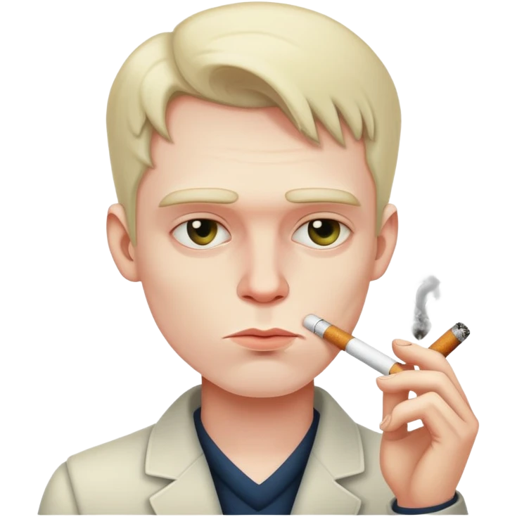 Man smoking emoji