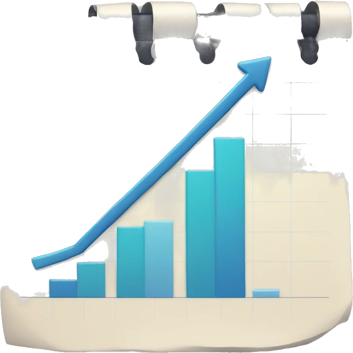 emoji showing increasing productivity chart emoji