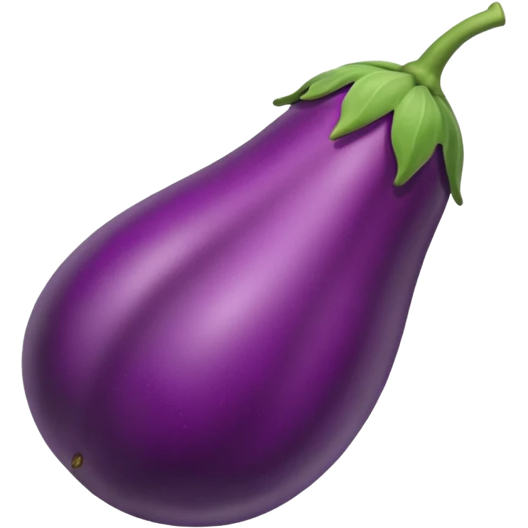 Flashing eggplant emoji