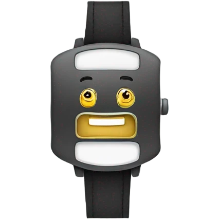 a watch on the hand emoji