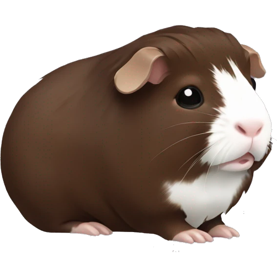 dark brown guinea pig emoji