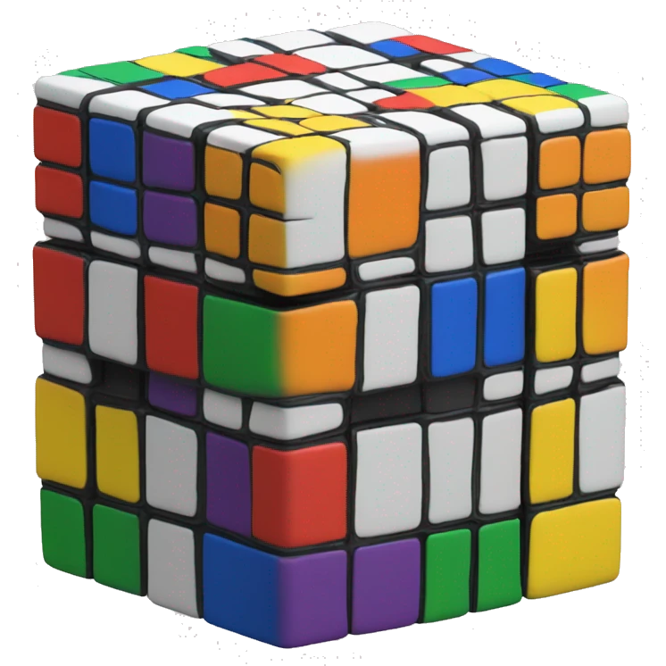 Rubik cube emoji