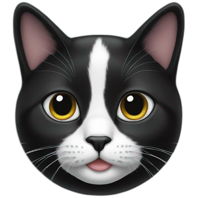 tuxedo cat moustache emoji