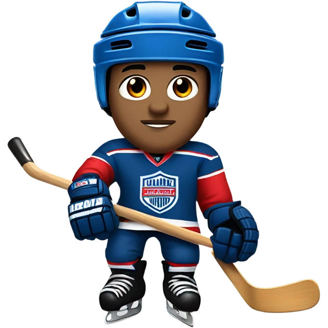 Motor city hockey white player emoji
