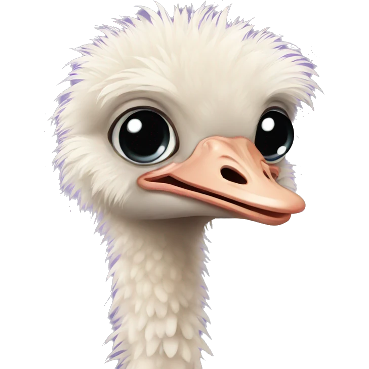 baby ostrich emoji