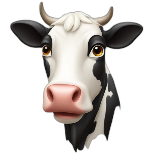 Vache qui insulte emoji