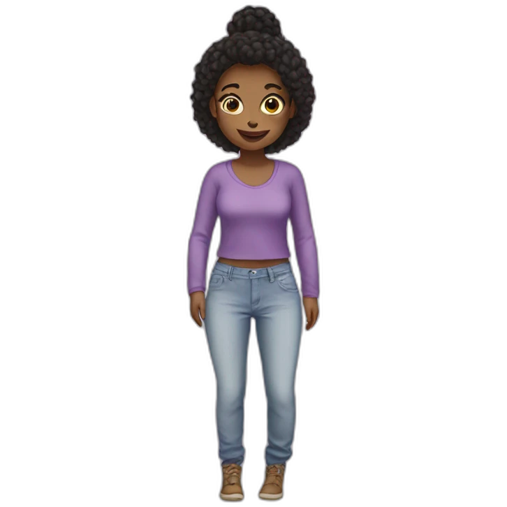 girl show pants emoji