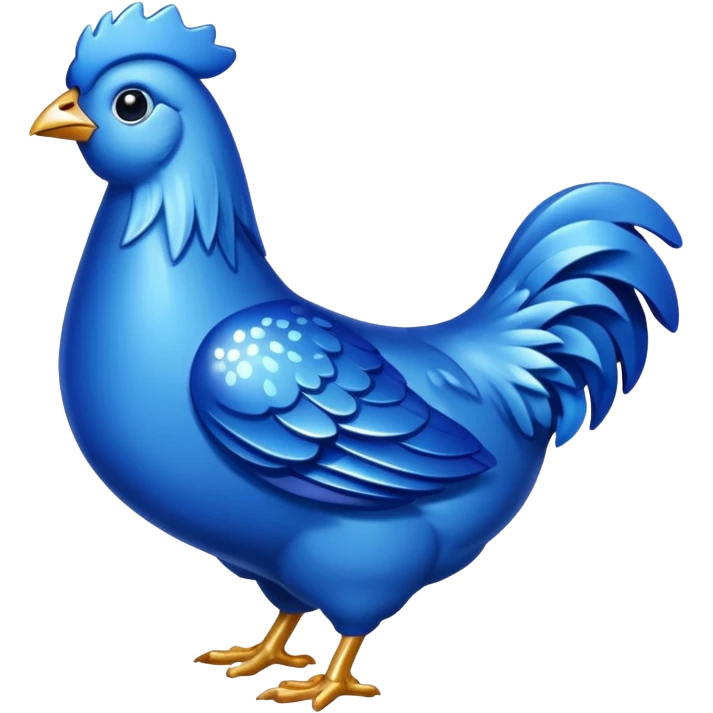 Sapphire Gem hen emoji