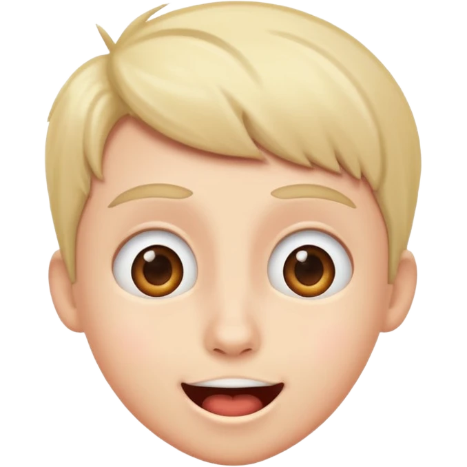 Shocked but happy at the same time emoji