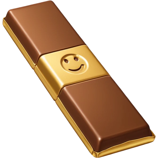 Chocolate in Gold Wrapper emoji