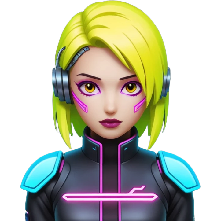 Émoticône d’application sur le thème de cyberpunk 2077 emoji