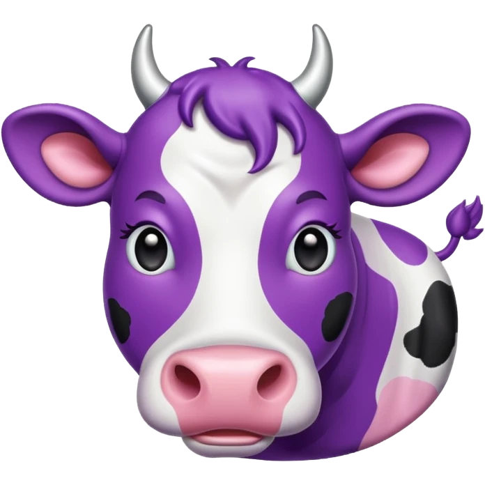 purple cow emoji