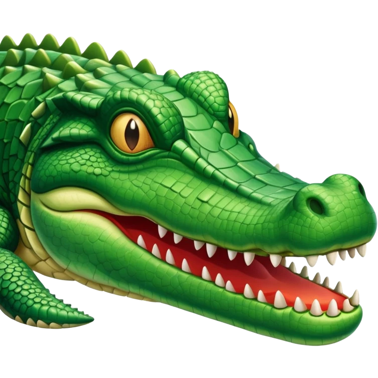 Avión con cara de cocodrilo emoji