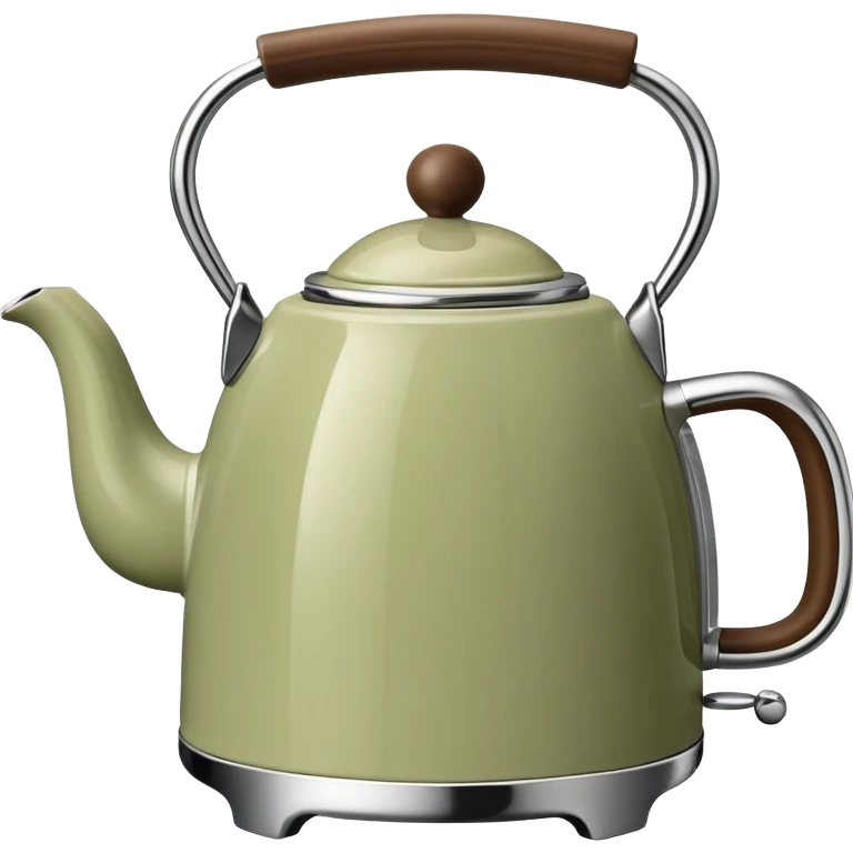 pale olive smeg teapot emoji