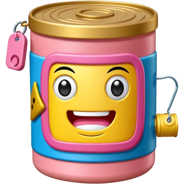 Toki Doki Style SPAM CAN TOY emoji