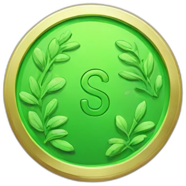 green coin emoji