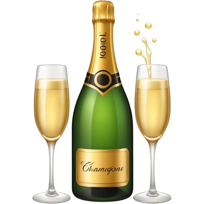 champagne emoji