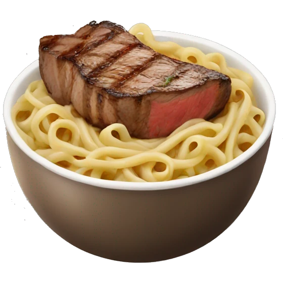 steak noodles emoji
