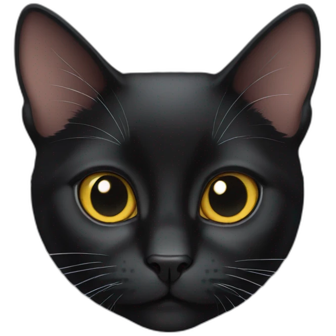 European black cat emoji