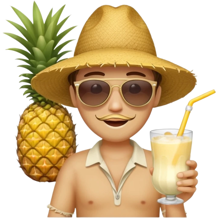 Pinacolada in Mexico emoji