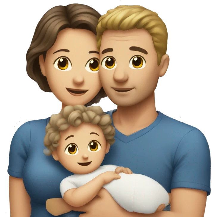 Mum, Dad, Baby  emoji