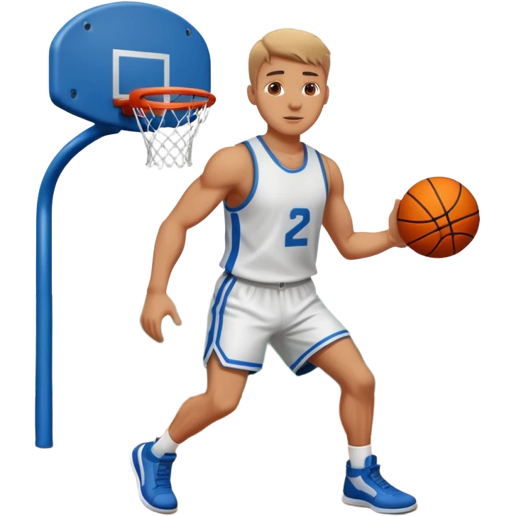 white sportsman in the playground emoji