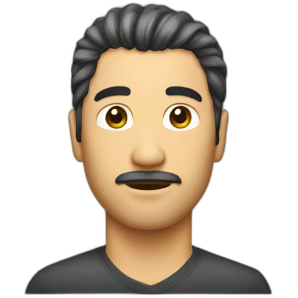 side man mullet haircut emoji